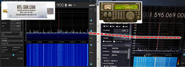 You can see that the noise floor of AR5700D is about 50 units lower on the vertical dBFS scale of SDR#, compared to with the RTL-SDR.COM dongle. It does matter a great deal for weak satellite signals.